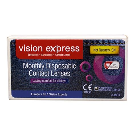 Monthly Hydrogel Contact Lenses (3 Lens Pack)
