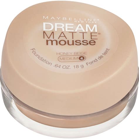 Maybelline Dream Matte Mousse Foundation - Porcelain Ivory, 16-Hour ...
