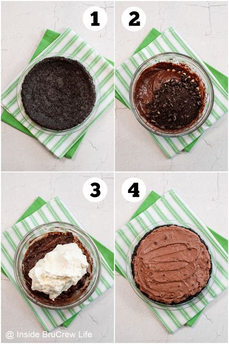 Easy Chocolate Oreo Dirt Pie Recipe - Inside BruCrew Life