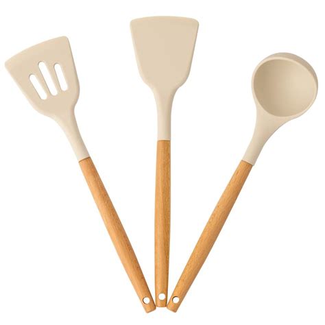 Buy Carrot Silicone Spatula Set for Kitchen Ideal for Non-Stick Cooking ...
