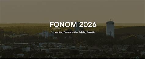 FONOM Conference, McIntyre Community Centre, Timmins, 12 May 2026 ...