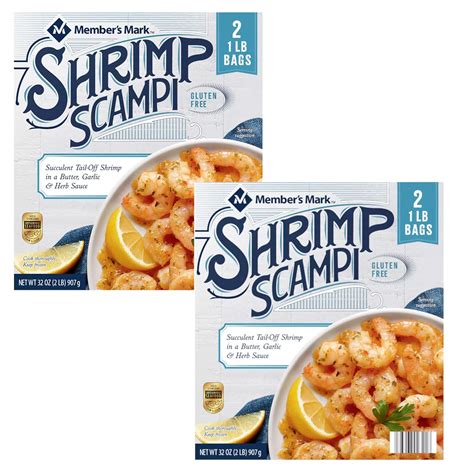 Buy Member's Mark Shrimp Scampi, Gluten Free | Succulent Tail off ...