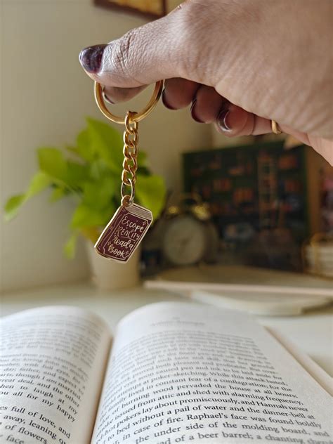 Escape Reality - Read a Good Book - Bookish Enamel Keychain – The ...