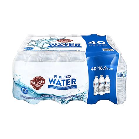 Wellsley Farms Purified Water, 40 pk./16.9 oz. | BJ's Wholesale Club