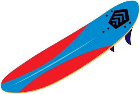 Surfboard Clipart Sideways at Charlotte Stretton blog