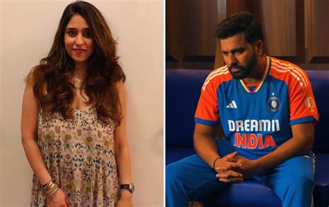 "Goosebumps" - Ritika Sajdeh reacts as skipper Rohit Sharma poses in ...