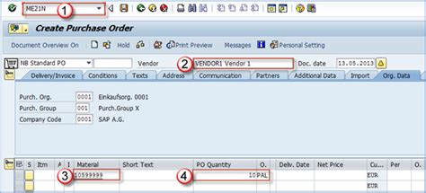 Image result for Creating Purchase Order in SAP