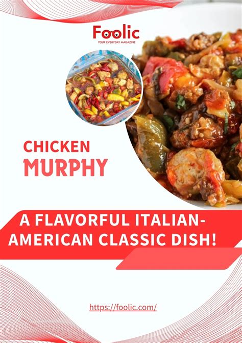 PPT - CHICKEN MURPHY A FLAVORFUL ITALIAN-AMERICAN CLASSIC DISH ...