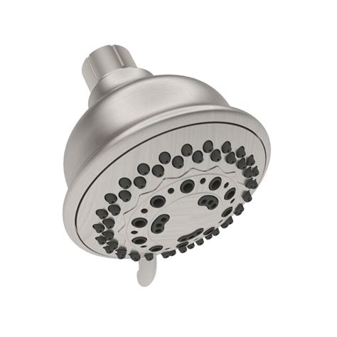 AquaSource Pvd Brushed Nickel Fixed Shower Head (2.5-GPM (9.5-LPM) at ...