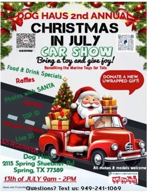 CHRISTMAS IN JULY, Dog Haus Biergarten Spring, Tomball, 13 July 2024 ...