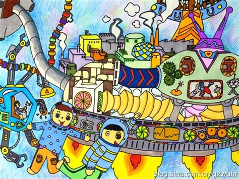 第33届全国青少年科技绘画创新大赛-科幻画集锦_北京爱智康