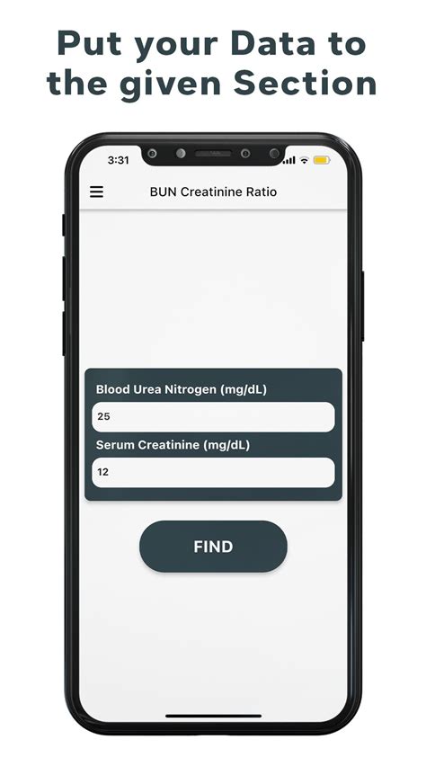 BUN Creatinine Ratio Calculate APK für Android herunterladen