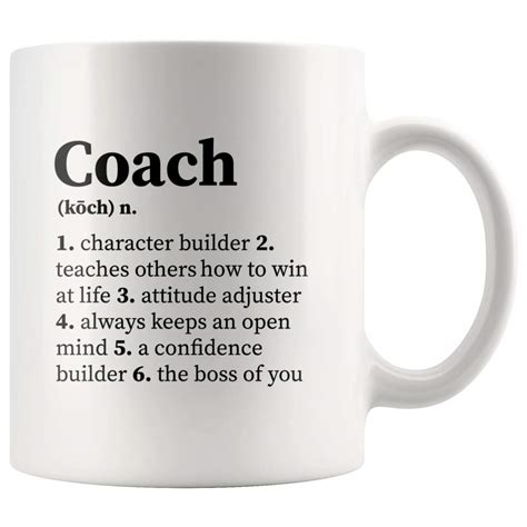 Buy Coach Noun Definition Character Builder Gifts for Coach Team ...