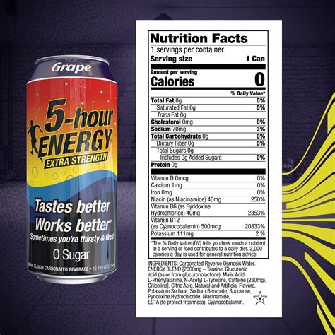 Datos Nutricionales De 5 Hour Energy Back To Work After The Holidays?