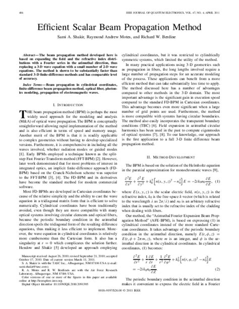 Image result for Beam Propagation Method