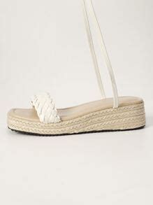 Tie Leg Design Espadrille Strappy Wedge Sandals | SHEIN USA