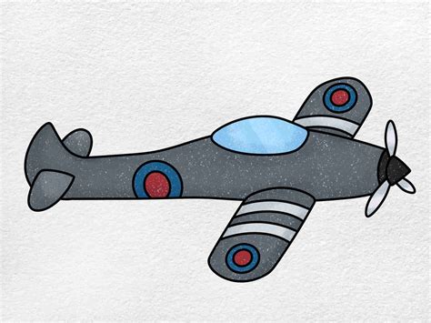 Image result for Spitfire Plane Drawing