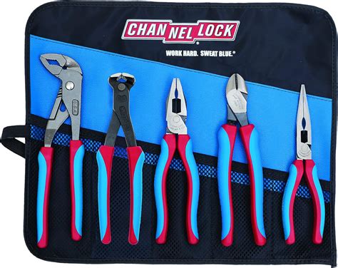 Buy Channellock Tool Roll-5E E Series Set in a Tool Roll, 5-Piece ...