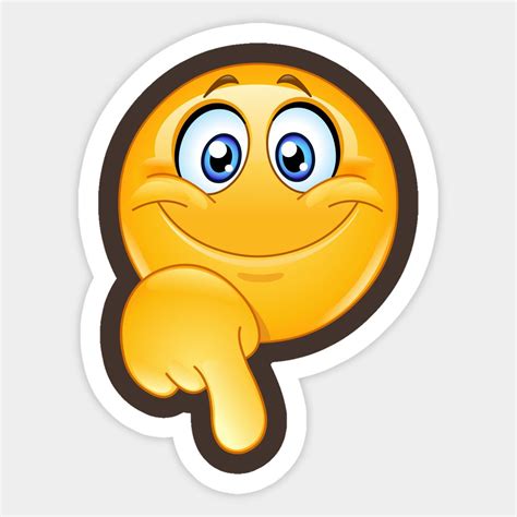 Emoji Emoticon Pointing Down Sticker | Funny emoji, Funny emoji faces ...