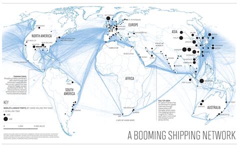 A Map of Sea Shipping Routes – Nicolas Rapp Design Studio