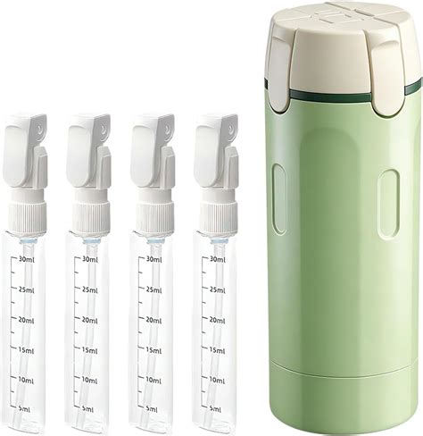 MAYCREATE® 4 in 1 Travel Dispenser,4 Pack 30ML Travel Bottles for Toil ...
