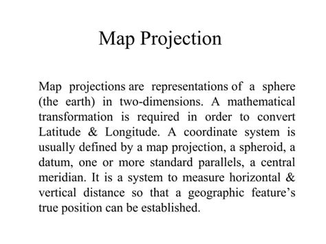 Image result for Map Projection Methods