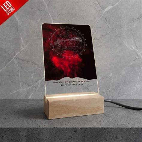 Love Night Star Map Acrylic Plaque – Gaviksha