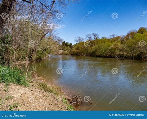 Yadkin River in Elkin, North Carolina Stock Image - Image of north ...
