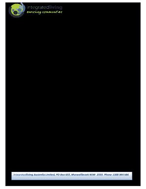 AU Integrated Living Uncontrolled Document 2015-2026 - Fill and Sign ...