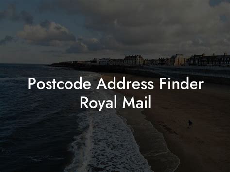 Royal Mail Postcode Finder 的图像结果