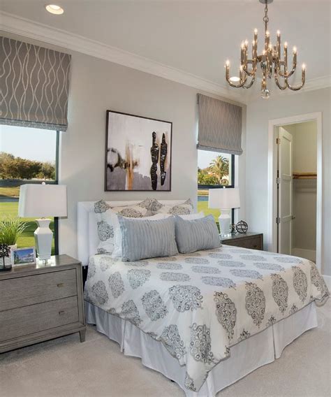 agreeable gray bedroom transitional with carpet black wall mirrors | Best bedroom paint colors, Bedroom paint colors, Gray master bedroom