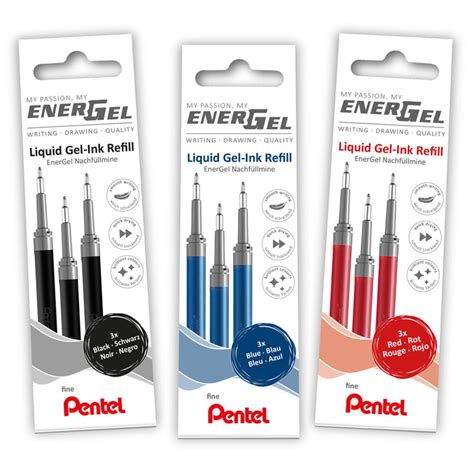 Pentel Refill Energel 0.5 Pack of 3 | Pen Store