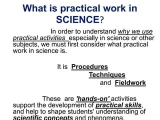 Image result for One Example of a Science Practical