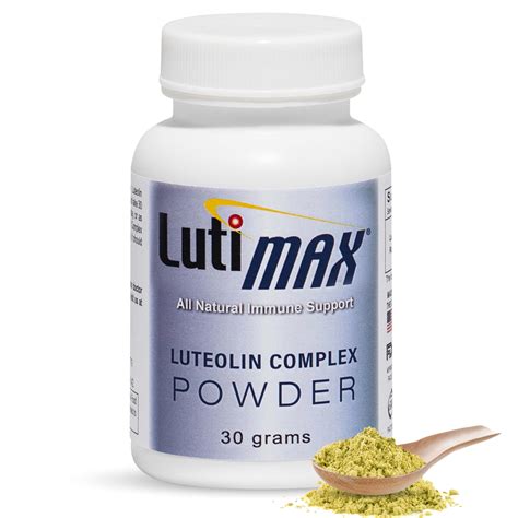 Buy LutiMax Luteolin Complex Powder Supplement w/Rutin 30g - Advanced ...