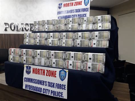 Nabbed The Accused Person In Hyderabad Seized net cash of Rs.90 Lakh ...