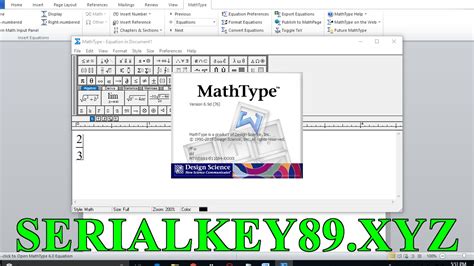 Image result for MathType 6.9 Product Key