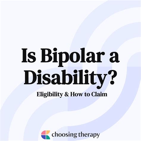 Can You Get Disability for Bipolar Disorder?