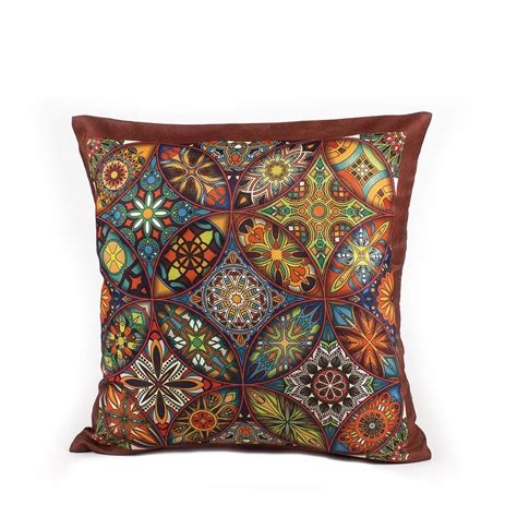 Buy V2G Polyester Blend Cushion Cover Ethnic Collection 43 Set of 2 ...