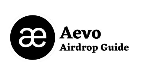 Aevo - Airdrop Guide | Revelo Intel