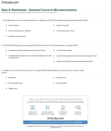 Chapter 4 Section 1 Understanding Demand Worksheet Answers — db-excel.com