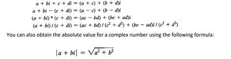 Image result for Complex Numbers a Bi