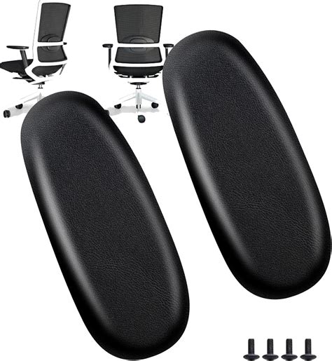 Amazon.co.jp: Wimdoyily オフィスチェアアームレスト 交換用 すべてのスタイルのアームにフィット 取り付け穴パターン ...