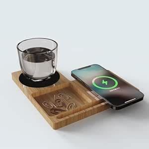 Amazon.in: Buy Wangari Willow 3.0 15W Wireless Charger with Cup Warmer ...