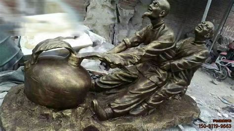 玻璃钢仿铜雕塑 -贵州朋和文化景观雕塑设计
