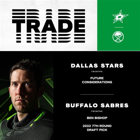 Dallas Stars on Twitter: "🚨 TRADE ALERT 🚨 We have traded Ben Bishop and ...