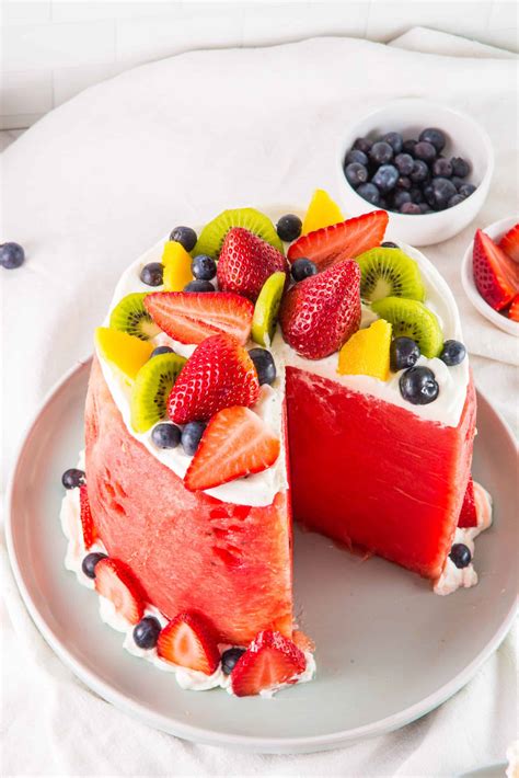 Watermelon Fruit Cake Recipe
