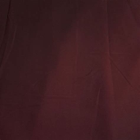 Wine Color Crepe Satin Fabric