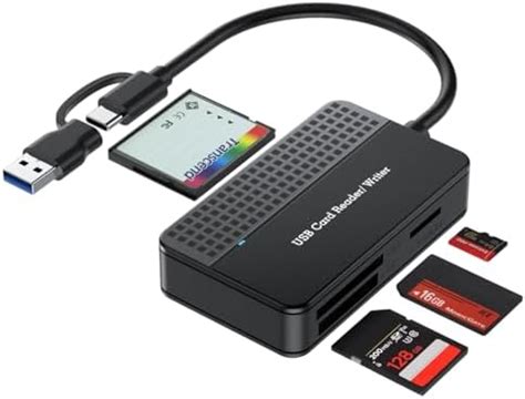 Verilux® USB Card Reader USB C/ USB3.0 Card Reader Support UHS-II ...