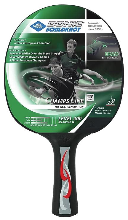 Buy DONIC Young Champ Line 400 Table Tennis Bat ( Black, 83 grams, All ...