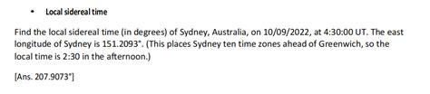 Local Sidereal Time 的图像结果